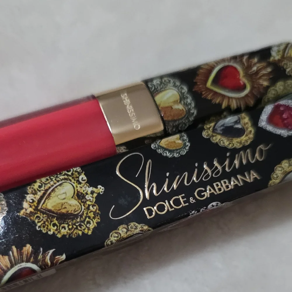 NEW~ Dolce & Gabbana High Shine Lip Lacquer - 410 Coral Lust